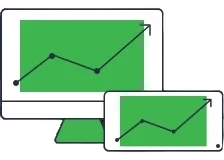 Phone screen mirrored to computer display